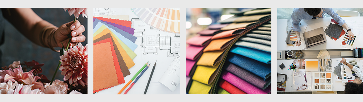 Mood board grid design
